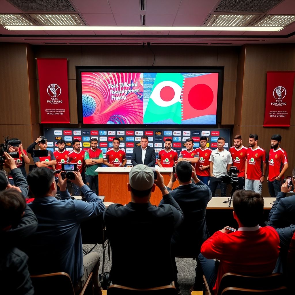 aoa体育体育app下载-摩洛哥瓦赫达赛前发布会：全队信心满满迎战鹿岛鹿角