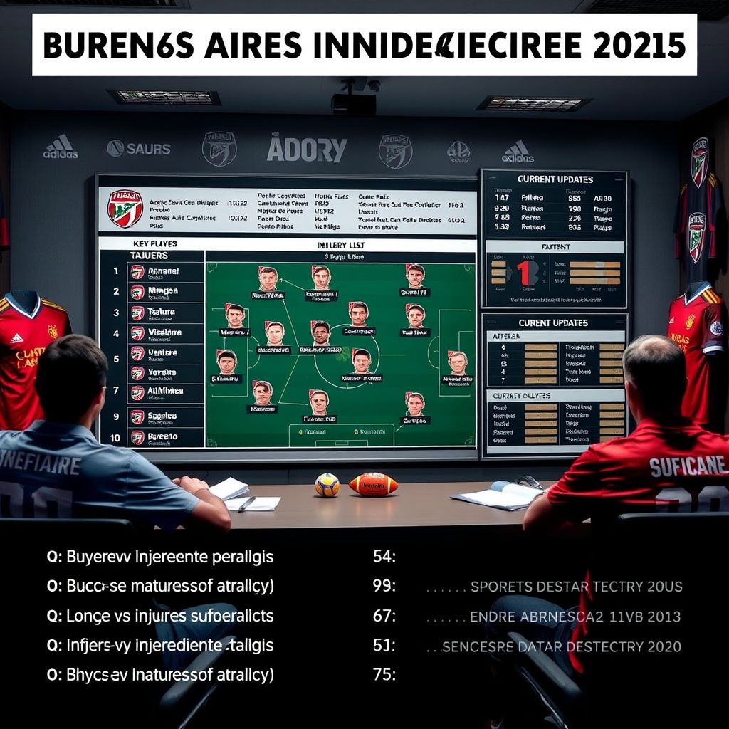 aoa体育体育直播-布宜诺斯艾利斯独立伤病名单更新，关键球员状态备受关注